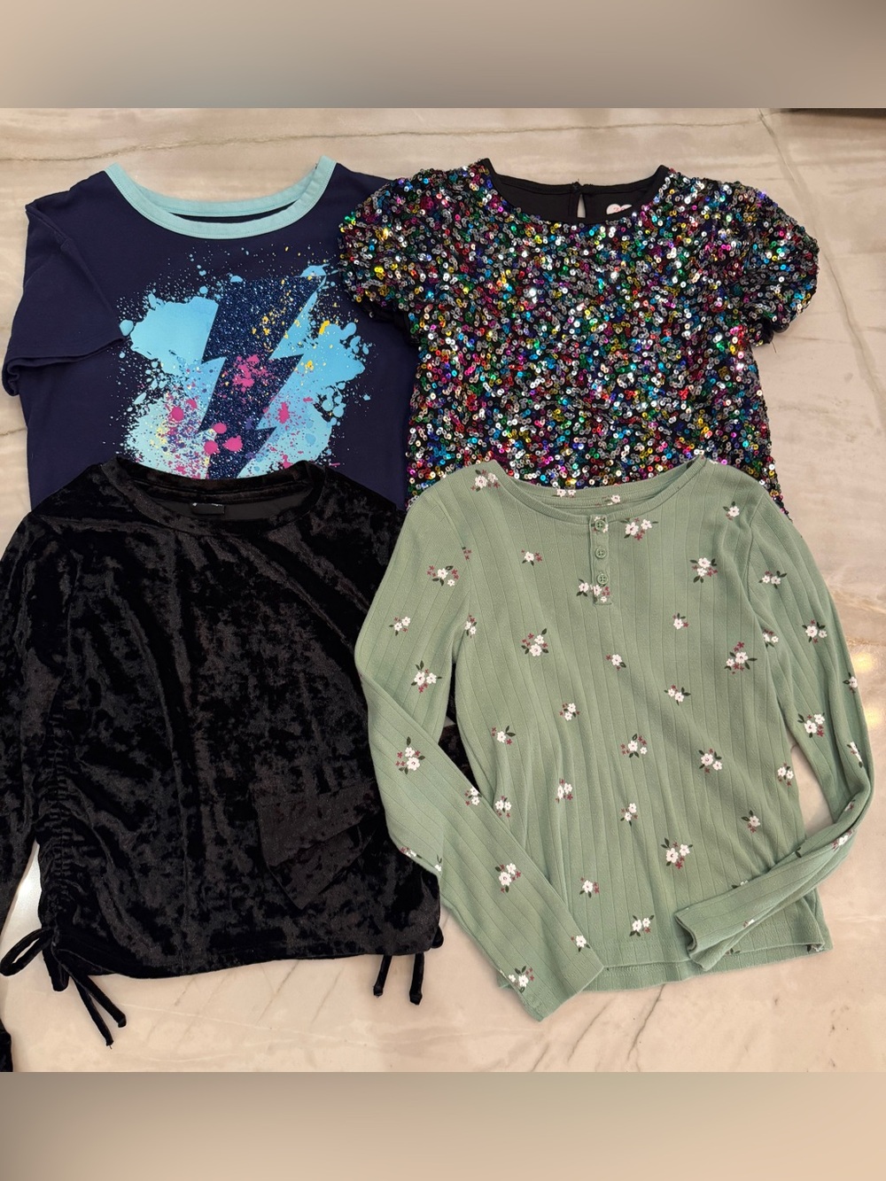 Girls size 8 Tops Lot of 4